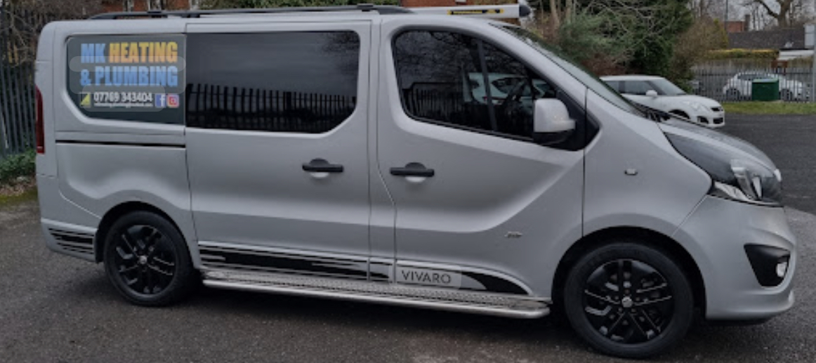 MK Heating & Plumbing Van